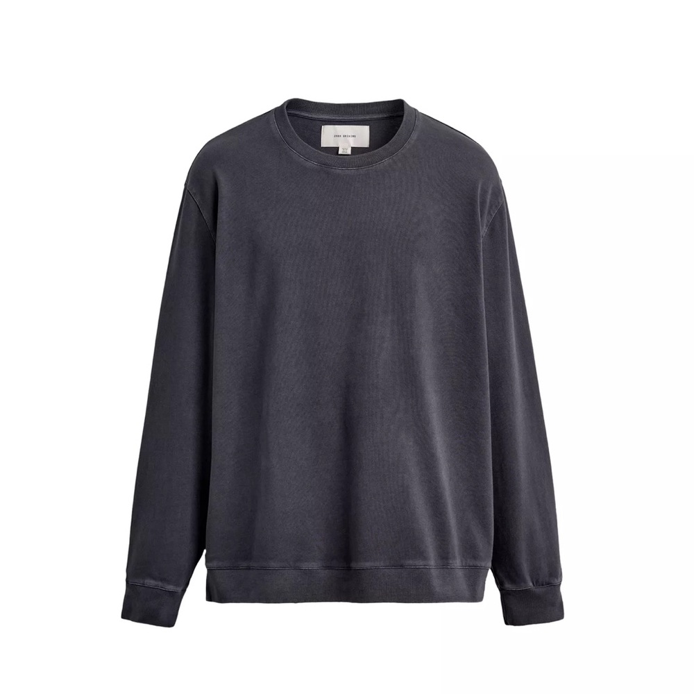 ZARA soft crewneck washed sweatshirt